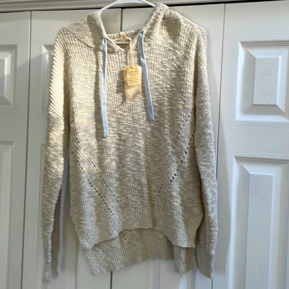 Hem & Thread long sleeve hooded sweater